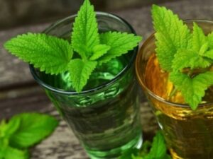 Herbs for Stress and Anxiety by Health Embassy infused in a cup of calming herbal tea