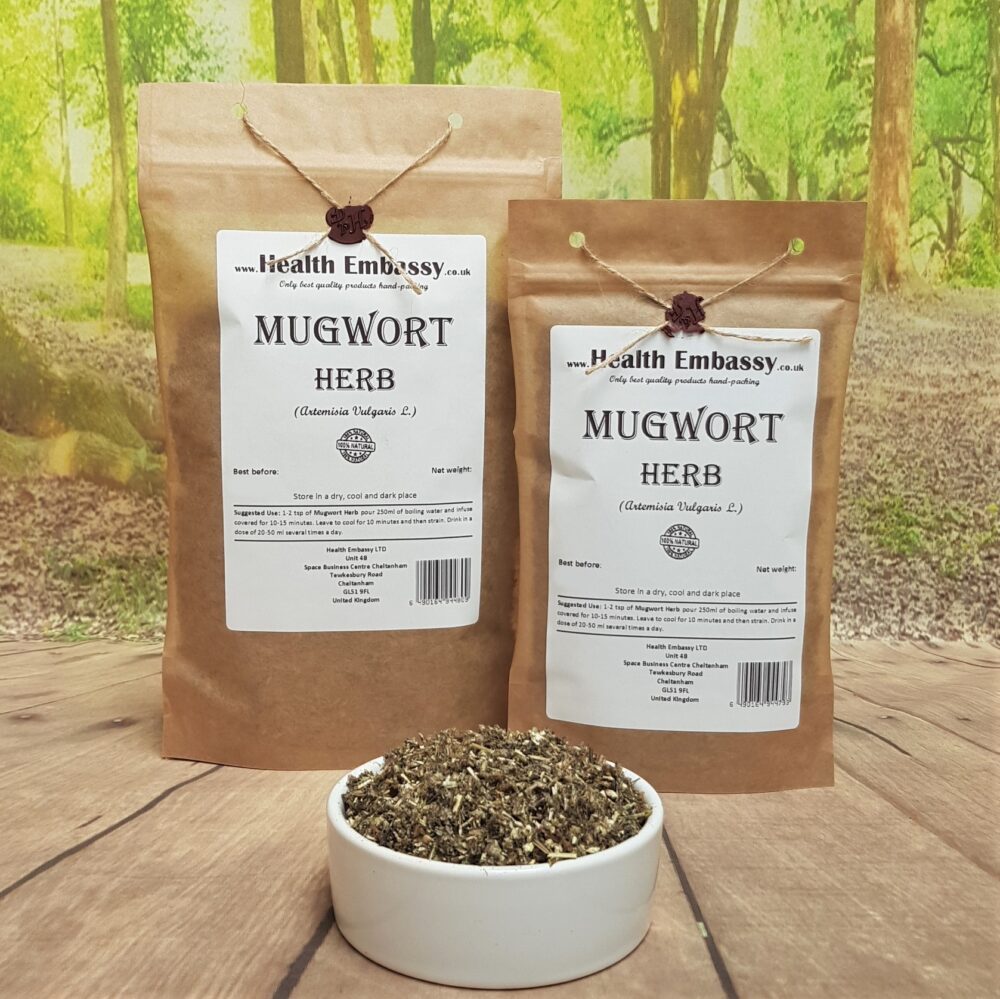 Mugwort Herb Artemisia vulgaris L. Health Embassy smoking herbal blend