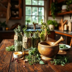 Organic herbal remedies assortment in bowls and jars – Health Embassy