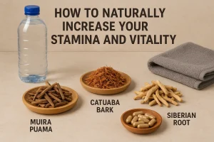 Health Embassy herbal remedies to naturally increase your stamina and vitality with dried herbs, seeds, and natural powders