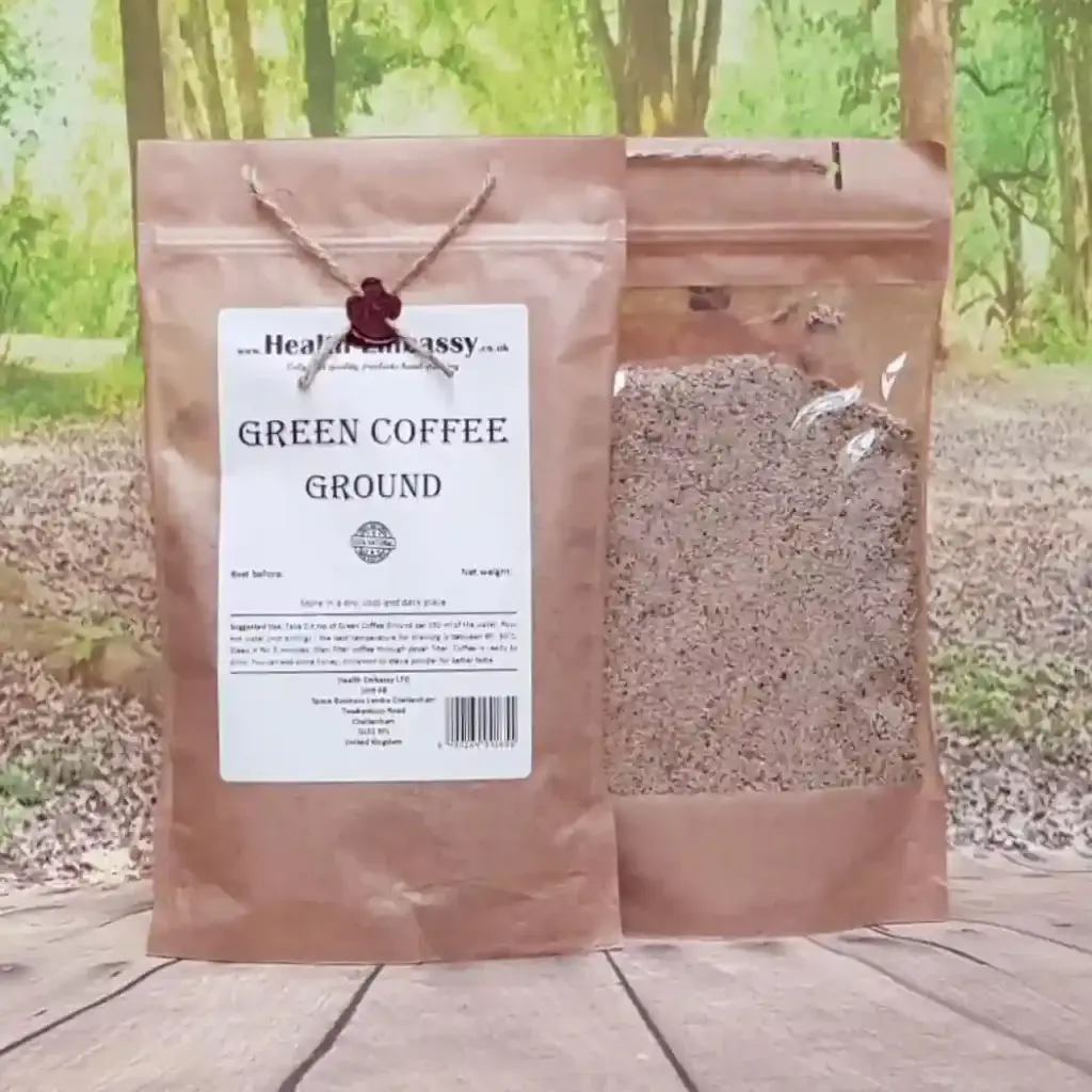 Energize Your Day: 7 Natural Supplements to Keep You Going 4 Green Coffee Ground – hand-packed unroasted beans finely ground for infusions in brown bags