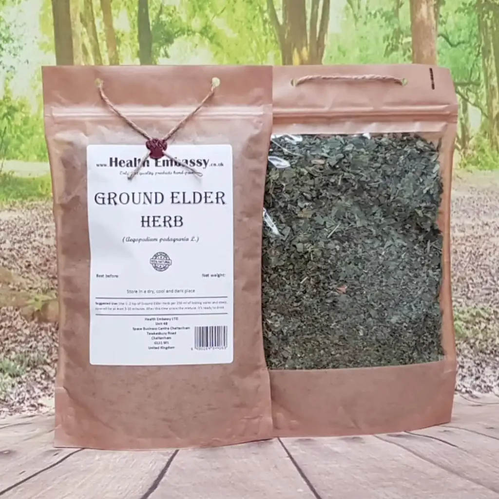 Ground Elder Herb (Aegopodium podagraria) dried and cut loose herb from Health Embassy